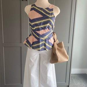 Anthropologie Cory Lynn Carter peplum top Size 0